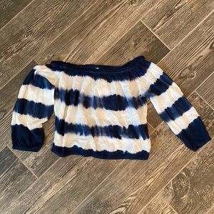 Off the shoulder crop top